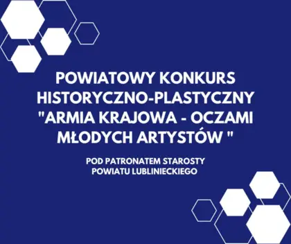 Powiatowy konkurs historyczno-plastyczny pt. „Armia Krajowa – oczami młodych artystów'