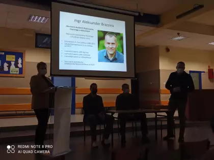 Spotkanie informacyjne w sprawie rekrutacji do IV klasy o profilu sportowym