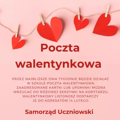 Szkolna poczta walentynkowa 