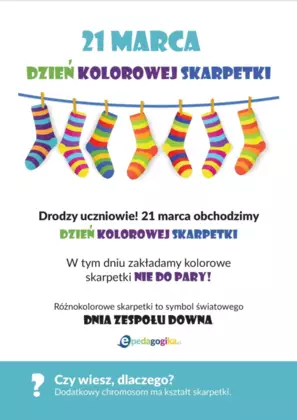Dzień Kolorowej Skarpetki