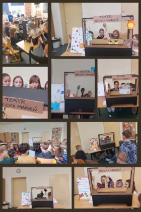 Teatr lalek w klasie 2B