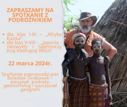 Zapraszamy na spotkanie z podróżnikiem