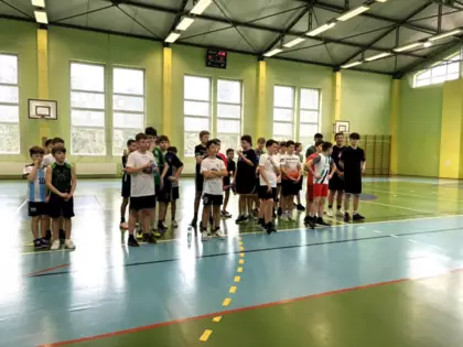 Turniej Piłki Koszykowej w naszej szkole
