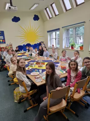 Wielkanocne śniadanie klasy 3b