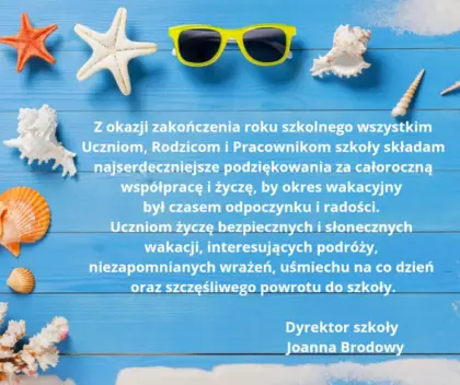 Zakończenie Roku Szkolnego