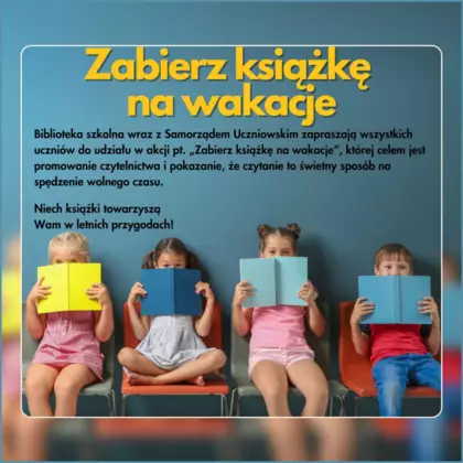 Zabierz książkę na wakacje!