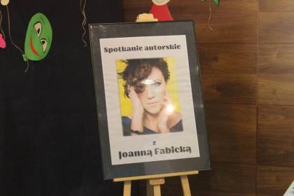 Spotkanie autorskie z pisarką Joanną Fabicką