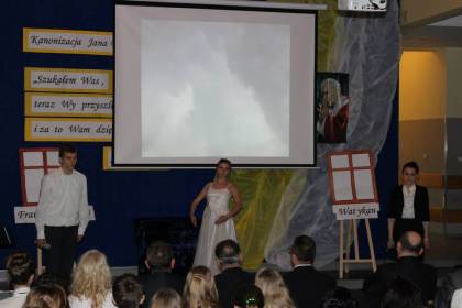 Najlepszy patron Gimnazjum nr 2 Święty Jan Paweł II