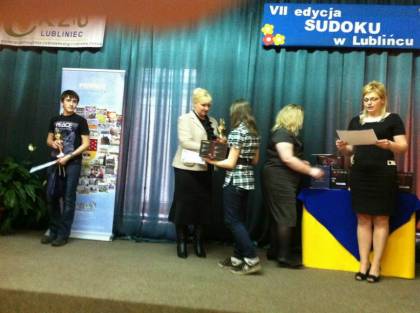 Powiatowy konkurs sudoku - 2013