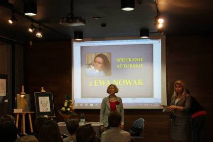 Spotkanie autorskie z pisarką Ewą Nowak