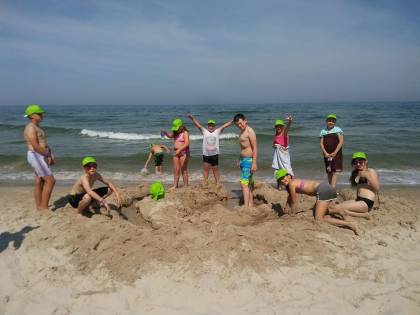 Klasy czwarte na zielonej szkole