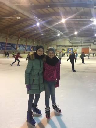 Zimowy trening na łyżwach