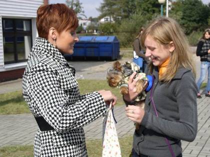 I Miniwystawa Psów w Gimnazjum nr 2