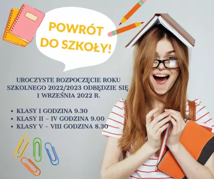 ROZPOCZĘCIE ROKU SZKOLNEGO 2022/2023