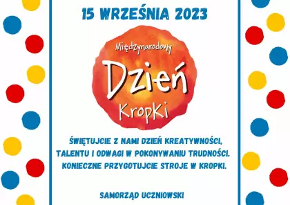 Międzynarodowy Dzień Kropki w naszej szkole