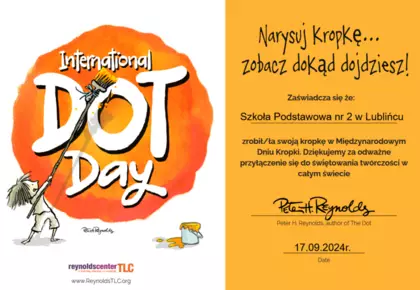 Międzynarodowy Dzień Kropki w naszej szkole