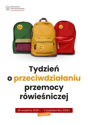 Tydzień Przeciwdziałania Przemocy Rówieśniczej 29.09-2.10.2026