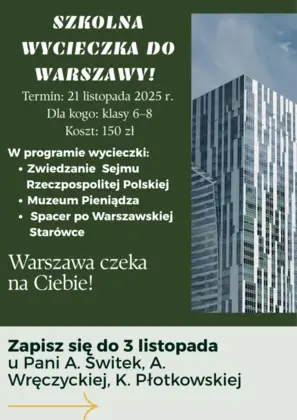 Warszawa czeka na Ciebie!