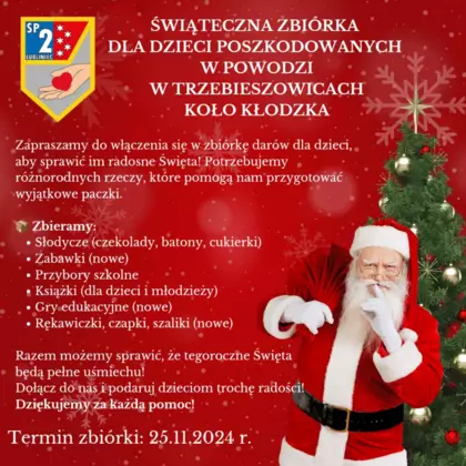 Świąteczna zbiórka dla powodzian