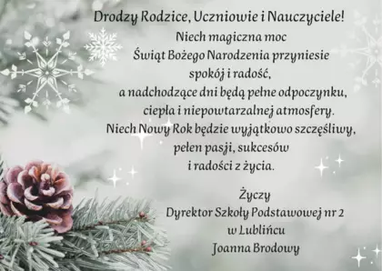 Życzenia świąteczne