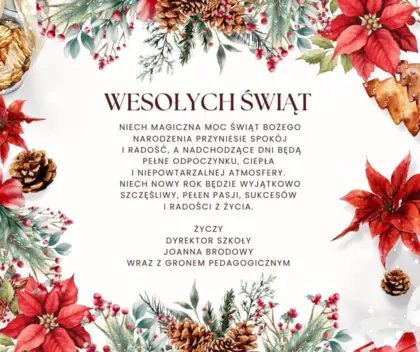 Wesołych Świąt Bożego Narodzenia